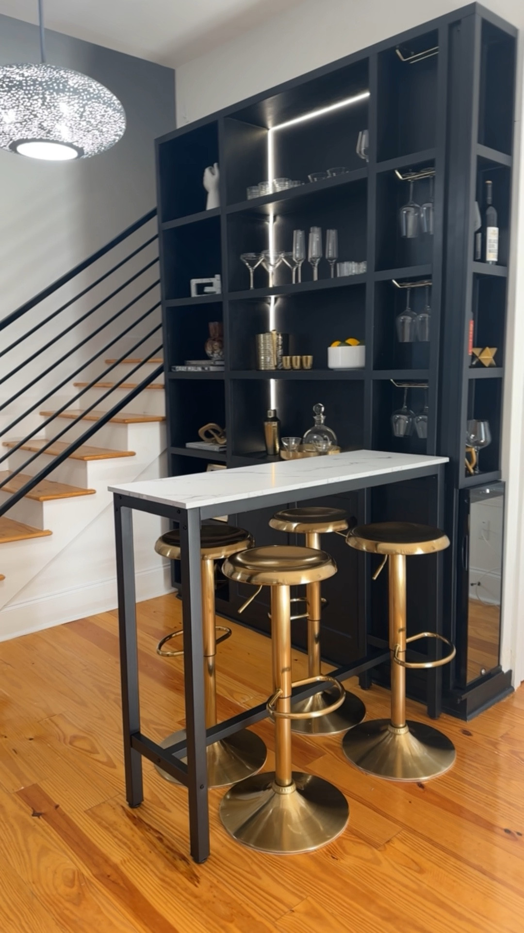 Brass Bar stools 

#LTKHome #LTKSaleAlert