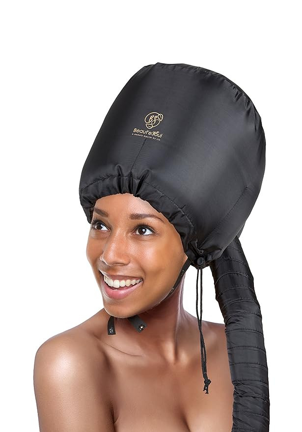BEAUT'E SEOUL Soft Bonnet Hair Dryer Attachment - Upgraded Adjustable & Large Hood for Hand Held ... | Amazon (US)