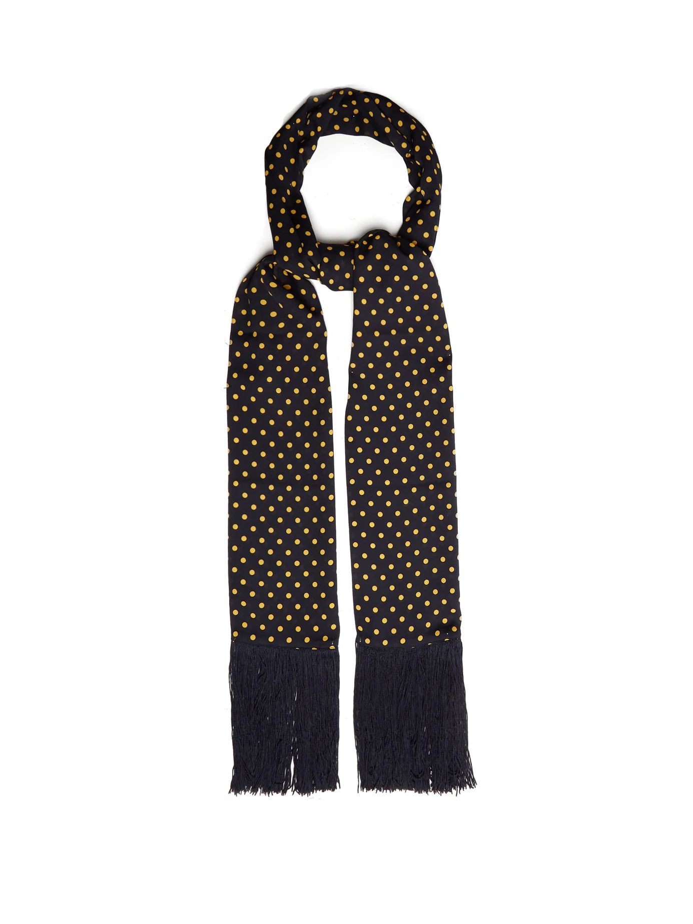 Polka-dot print silk scarf | Matches (US)