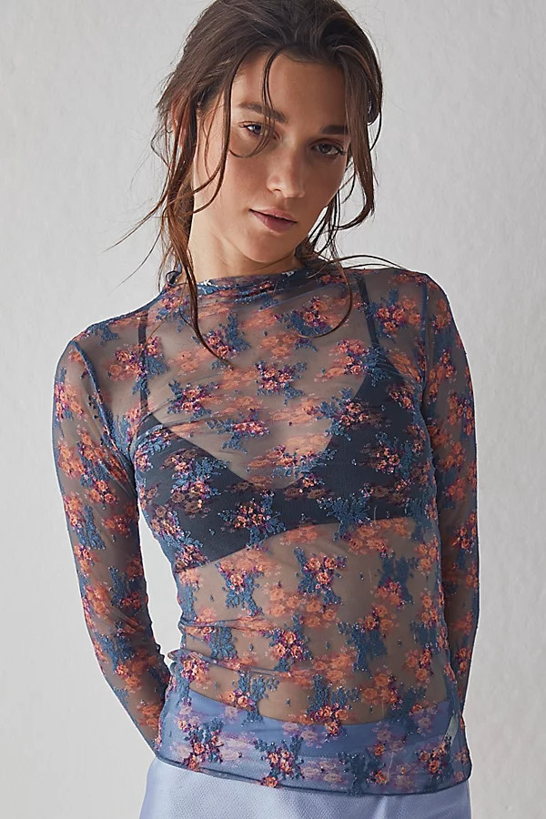 Lady Lux Printed Layering Top | Free People (Global - UK&FR Excluded)