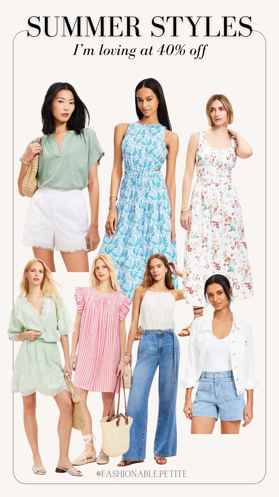 Summer outfits I’m loving from loft! This eyelet mini skirt and eyelet top are perfect for a date night! 

Summer outfit, petite, summer dresses, LOFT, eyelet, petite dresses 

#LTKPetite #LTKFindsUnder100 #LTKSaleAlert