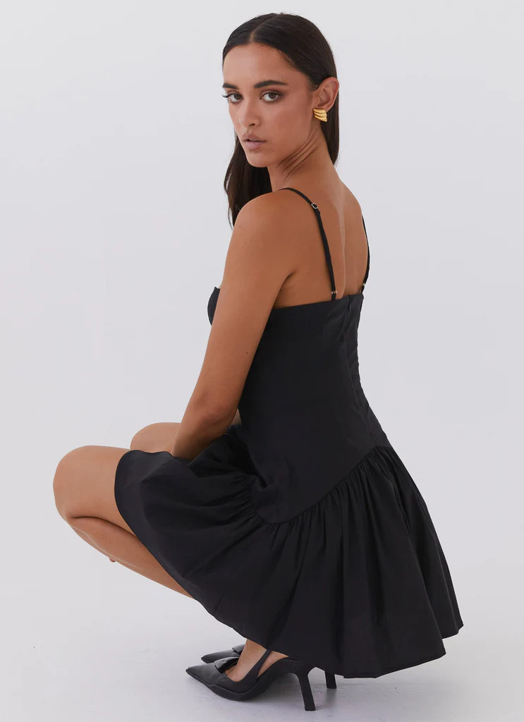 Endless Summer Mini Dress - Black | Peppermayo (Global)