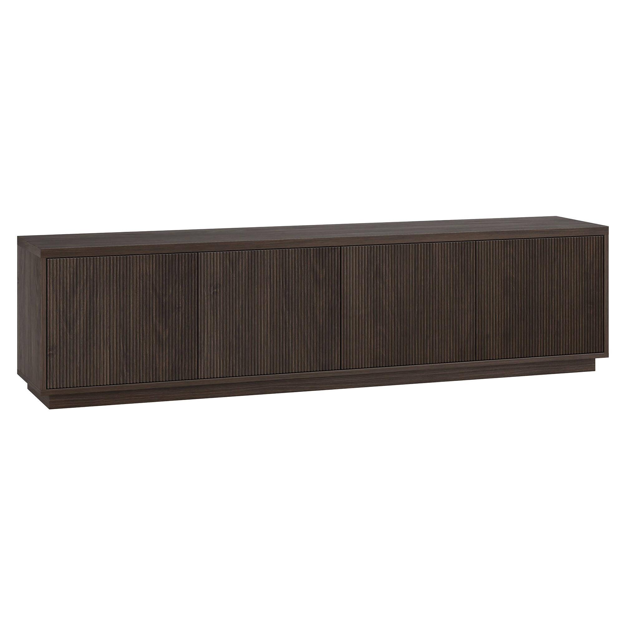 Hailey Home Hanson Transitional Alder Brown TV stand ( Accommodates TVs more than 70-in ) | TV221... | Lowe's