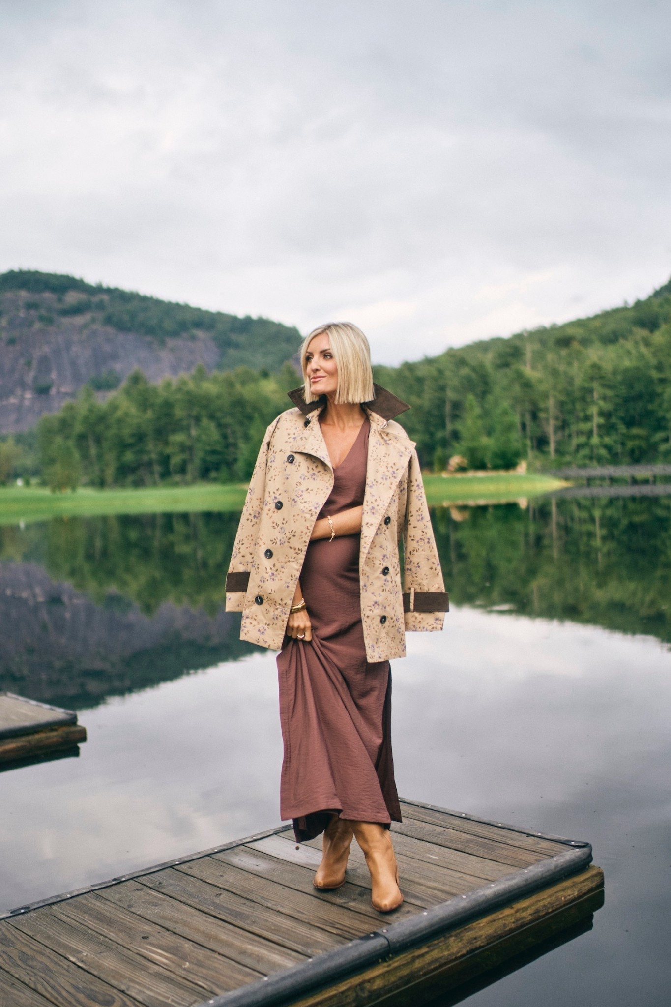 The most perfect event dress! This mocha maxi dress would be great for a fall wedding or formal event! 
Wearing S for the bump! 

Life with Loverly, trench coat, western boots, fall family photos

#LTKSeasonal #LTKStyleTip