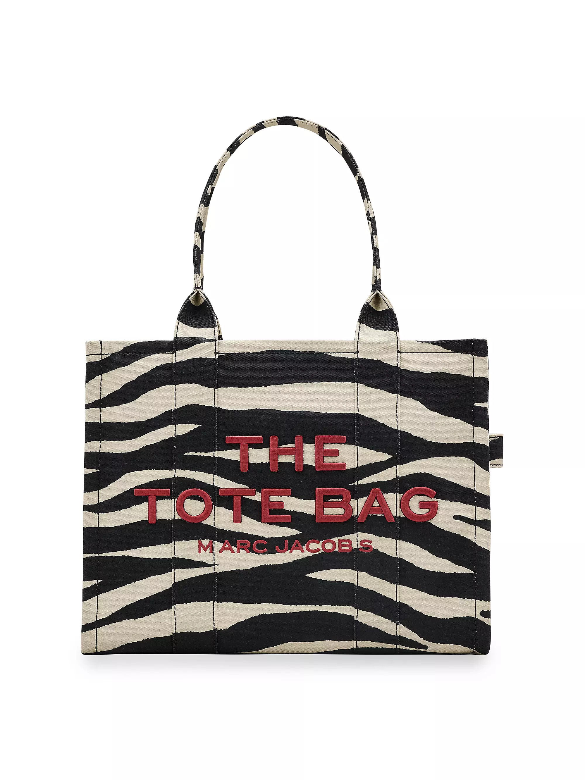 Zebra-Print Canvas Large Tote Bag | Saks Fifth Avenue