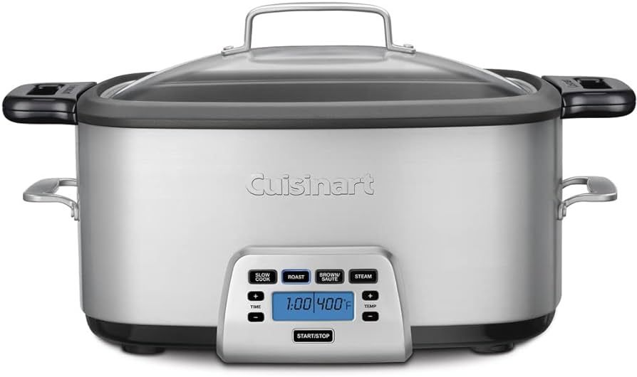 Cuisinart MSC-800 7-Quart 4-in-1 Cook Central Multicooker, Stainless Steel/Black | Amazon (US)