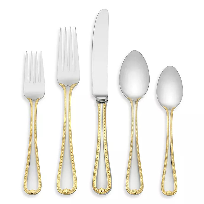 Lenox® Vintage Jewel Gold™ 5-Piece Flatware Place Setting | Bed Bath & Beyond