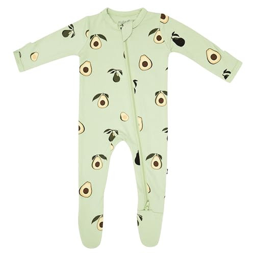 KYTE BABY Zippered Footie in Avocado, Newborn | Amazon (US)