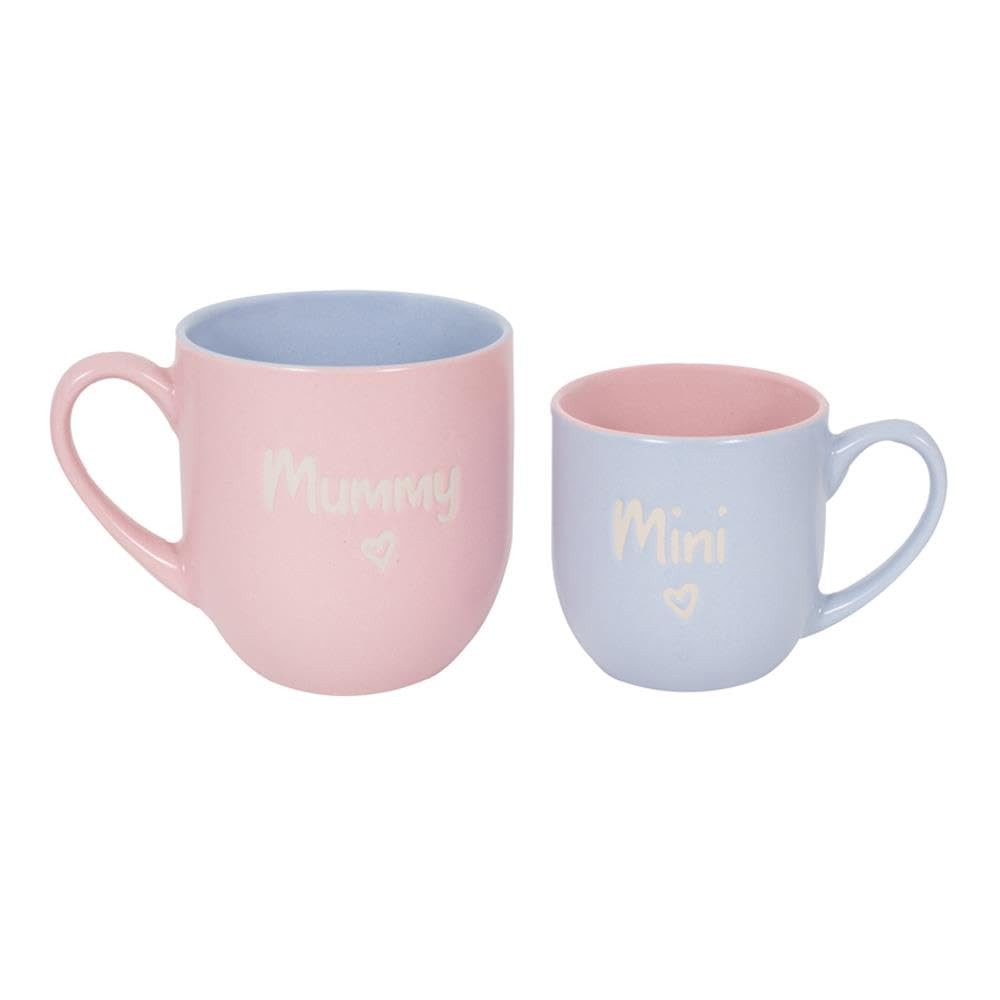 Mummy & Mini Mug Gift Set Child Toddler New Mother Baby Shower Tea Coffee Cup | Amazon (UK)