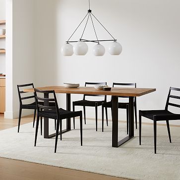 Tompkins Industrial Dining Table (74", 94") | West Elm (US)