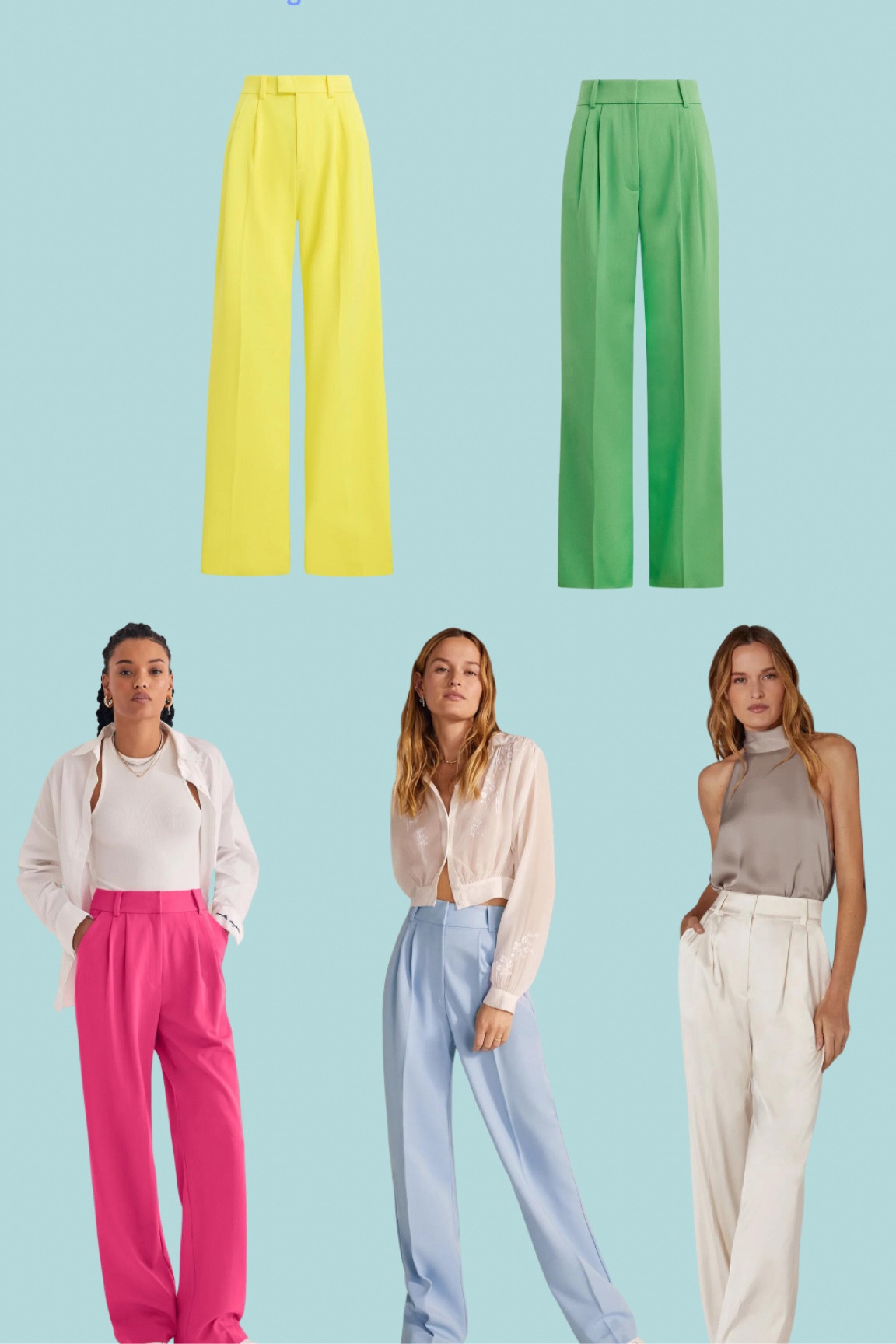 My favorite summer work pants! Favorite Daughter KILLS the game with their wide leg pants that come in the cutest colors 🩵🩷

#LTKworkwear #LTKFind #LTKSeasonal