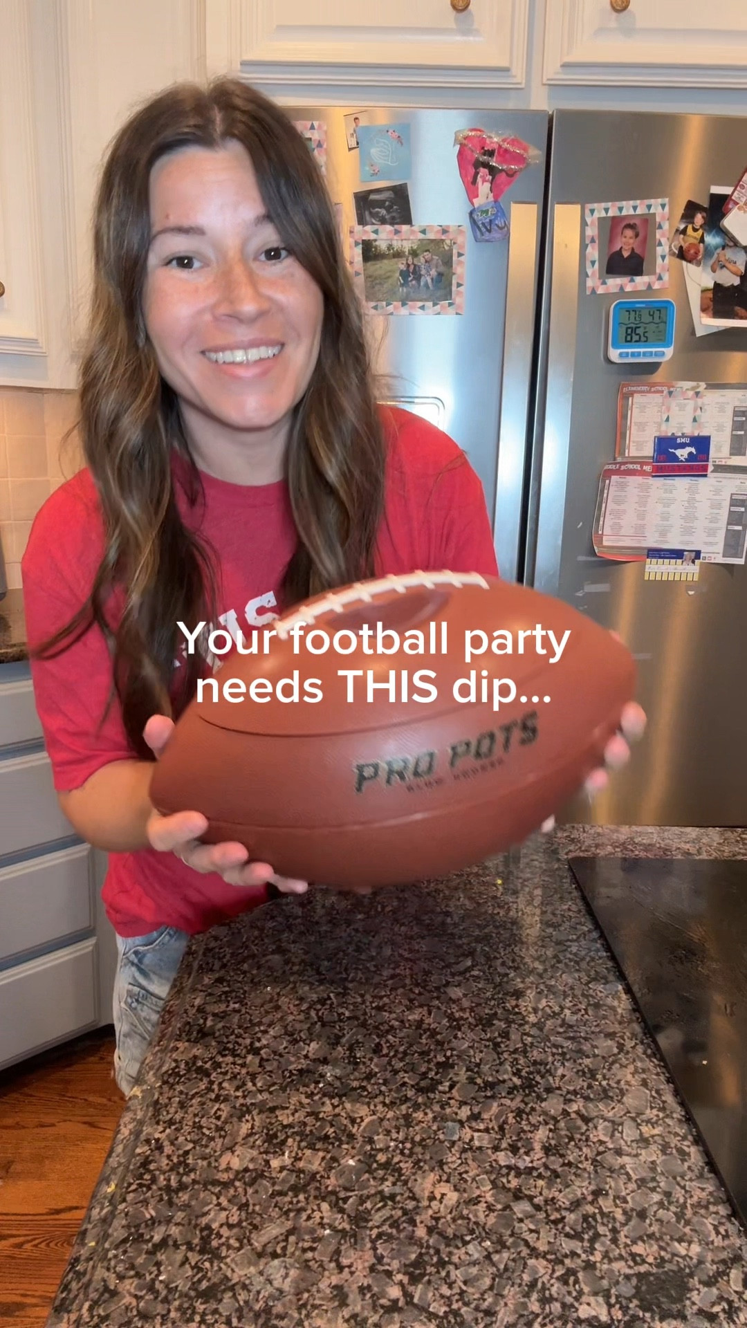 🏈 TOUCHDOWN DIP! 🥓 I made the easiest Game Day snack in my new football slow cooker, and it’s already a family favorite: Bacon Ranch Crack Dip.

✨ Here’s the recipe (fits perfectly in a 1.5 qt slow cooker):

	•	1 (8 oz) block cream cheese, softened
	•	½ cup sour cream
	•	1 cup shredded cheddar cheese
	•	4–5 slices bacon, cooked & crumbled (reserve some for topping)
	•	2 Tbsp dry ranch seasoning mix
	•	Optional garnish: sliced green onions/chives

👉 Instructions:
	1.	Spray your 1.5 qt slow cooker with cooking spray.
	2.	Add cream cheese, sour cream, cheddar, bacon, and ranch mix. Stir to combine.
	3.	Cover and cook on LOW for 2 hours, stirring halfway through, until everything is hot and melty.
	4.	Sprinkle reserved bacon + green onions on top.
	5.	Serve with tortilla chips, crackers, or veggies!

🏈 Comment FOOTBALL for a link to this ADORABLE football slow cooker you totally need for your game day spread. 🙌

Follow @makingfrugalfun for more easy + affordable recipes, DIYs, and festive ideas to make every day more fun (without overspending).

#GameDayEats #FootballFood #SlowCookerDip #EasyGameDayRecipes #BaconRanchDip #FrugalFoodie #BudgetFriendlyRecipes #MakingFrugalFun #SnackBoardInspo #FootballPartyFood #FamilyFriendlyRecipes #DipRecipes

#LTKHome #LTKFindsUnder50 #LTKParties