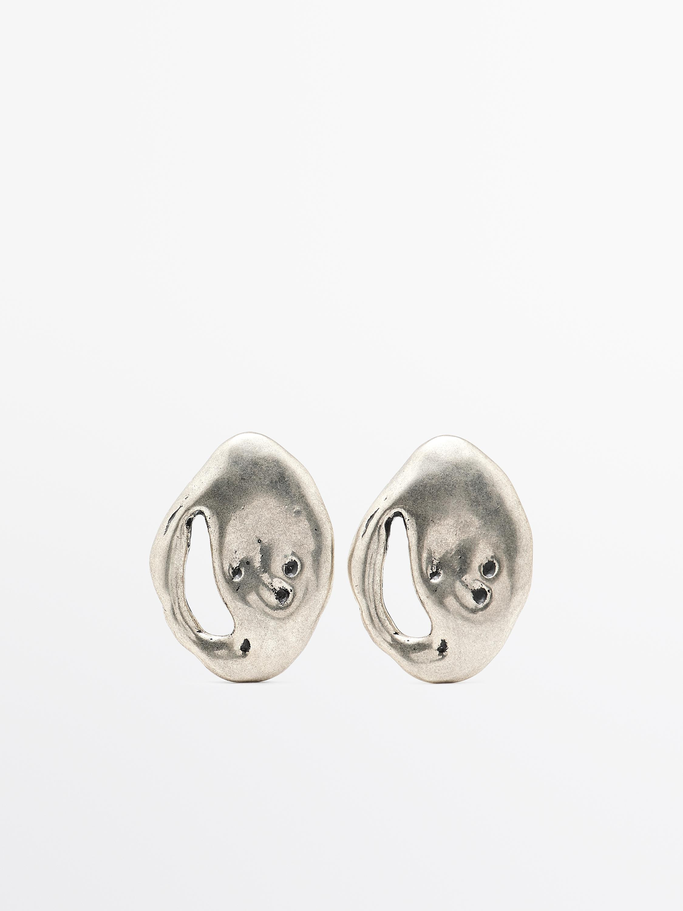 Diluted earrings | Massimo Dutti US