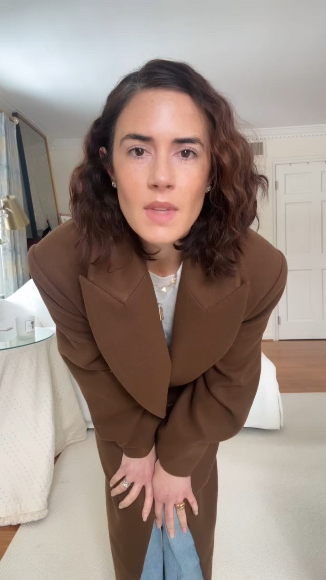 Do you hear that? 🧏🏻‍♀️

School and life appear to be getting back to normal - that calls for a celebratory cute outfit and awkward dance moves 🫶🏻

@lioness_official coat
@onequince cashmere top 
@jcrewfactory jeans
@amazon shoes & belt

#LTKootd #LTKdayinmylife #LTKmomlife