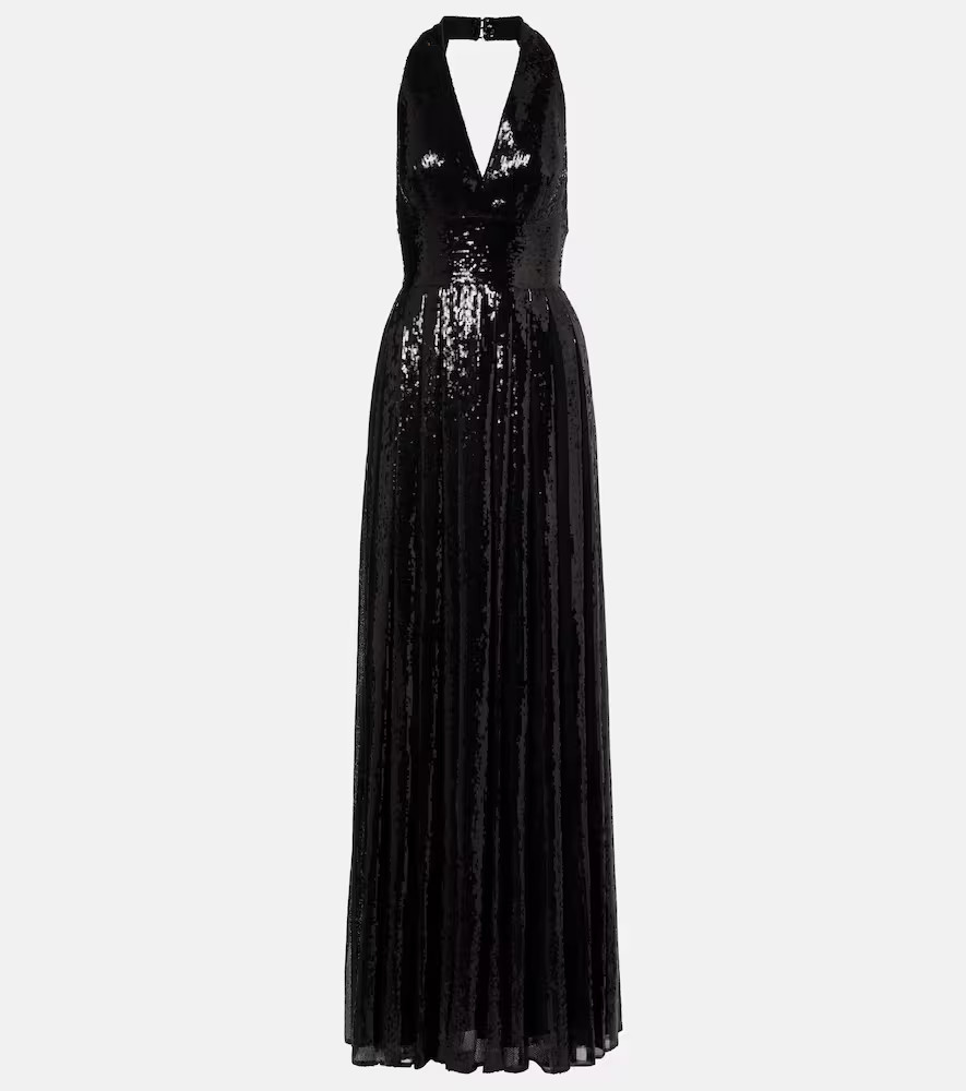 Elie Saab Open-back sequined tulle gown | Mytheresa (US/CA)