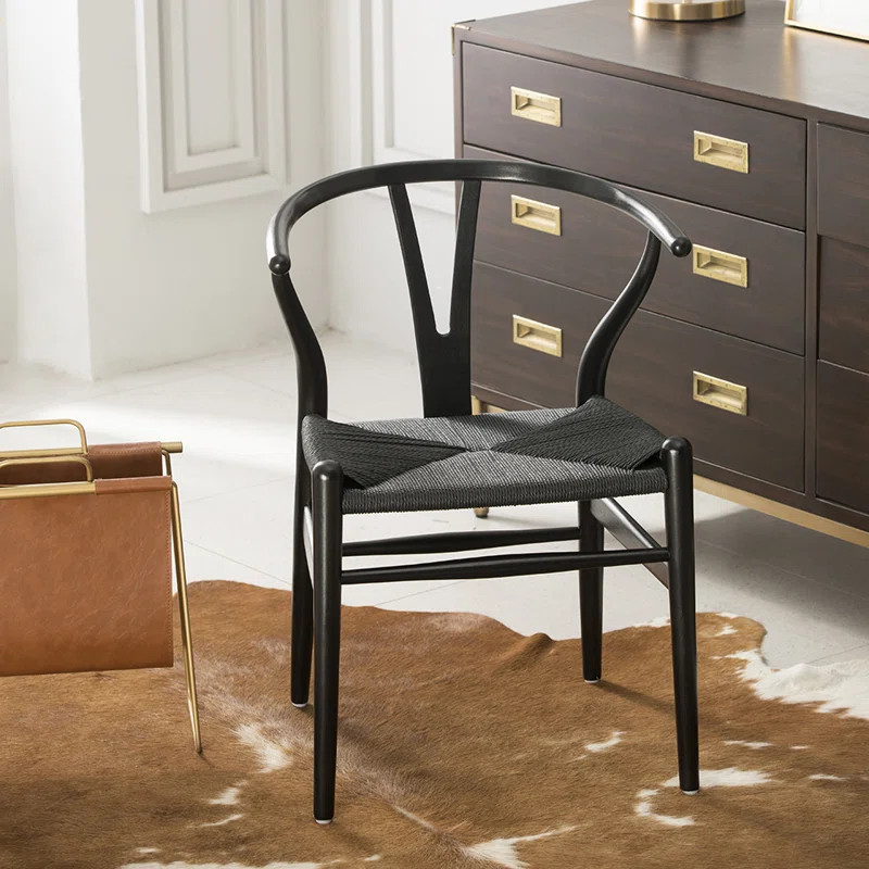 Gunnur Solid Wood Stacking Arm Chair | Wayfair Professional
