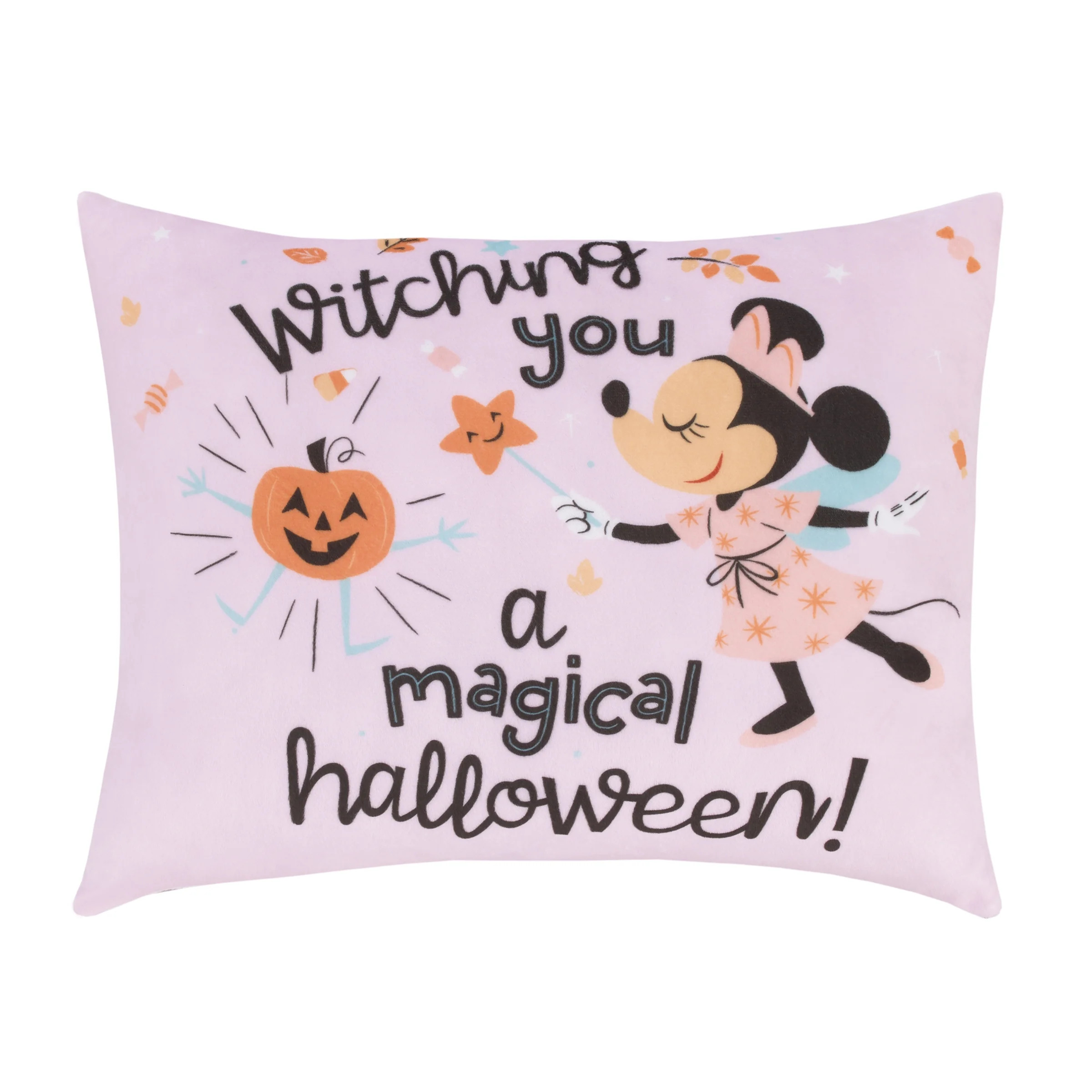 Disney Minnie Mouse Squishy Toddler Pillow, 15x12", Pink, Rectangular Shape, Halloween, 1 count p... | Walmart (US)