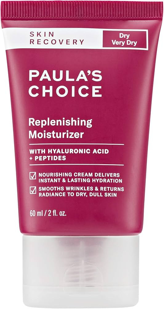 Paula's Choice SKIN RECOVERY Replenishing Facial Moisturizer Cream with Hyaluronic Acid, Soothes ... | Amazon (US)