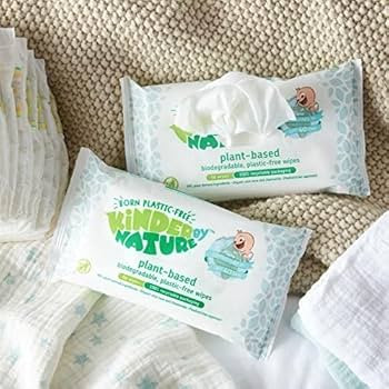Kinder by Nature Plant Based Baby Wipes - 100% Biodegradable & Compostable, 672 Count (12 Packs o... | Amazon (US)