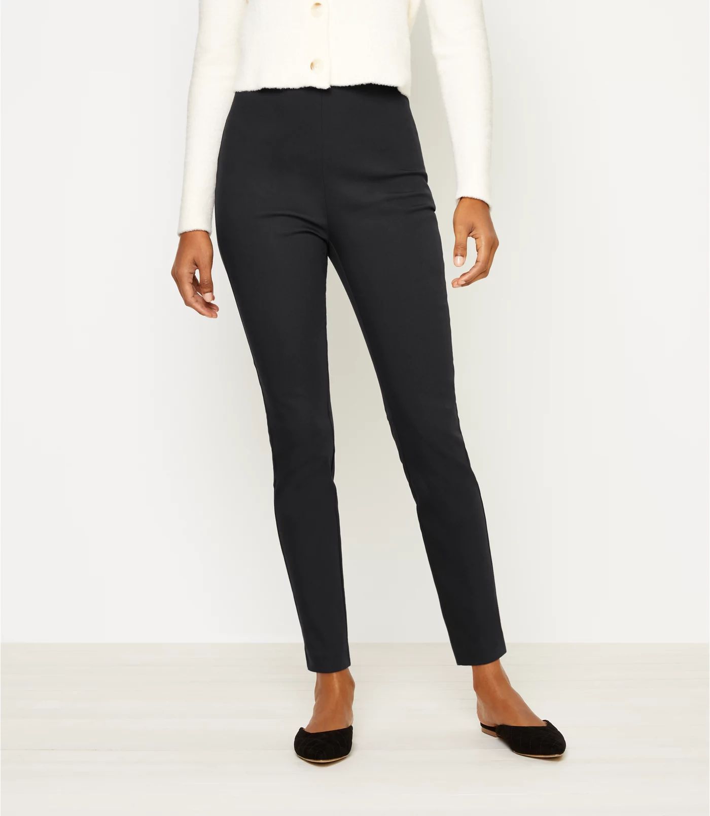 Curvy Side Zip Skinny Pants | LOFT | LOFT