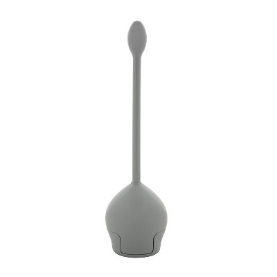 Firm Grip Tulip Bowl Toilet Brush Gray - Bath Bliss | Target