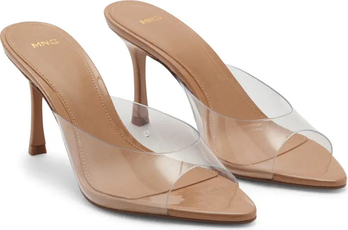 MANGO Vinyl Panel Sandal (Women) | Nordstrom | Nordstrom