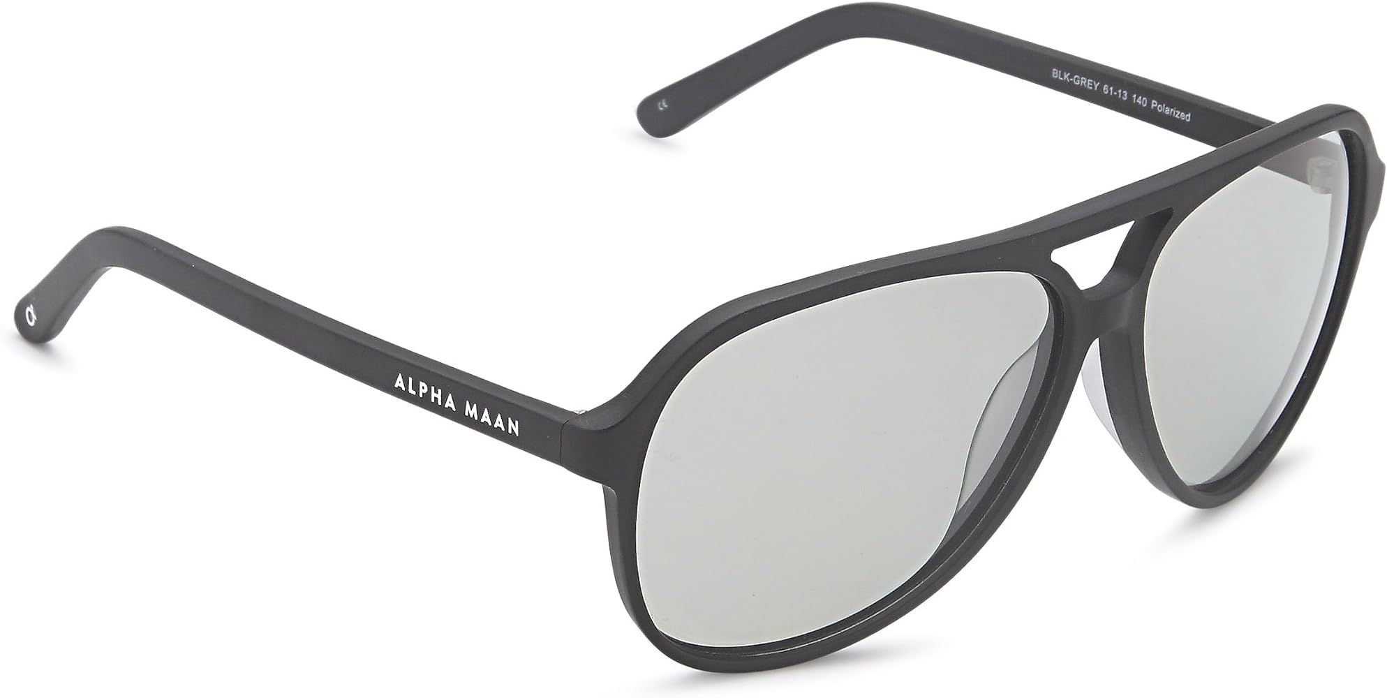 ALPHA MAAN Plastic Aviator Sunglasses for Men | Polarized + Anti Reflection Coating | Amazon (US)