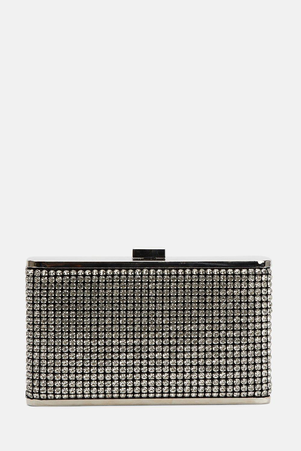Embellished Box Clutch | Karen Millen UK + IE + DE + NL