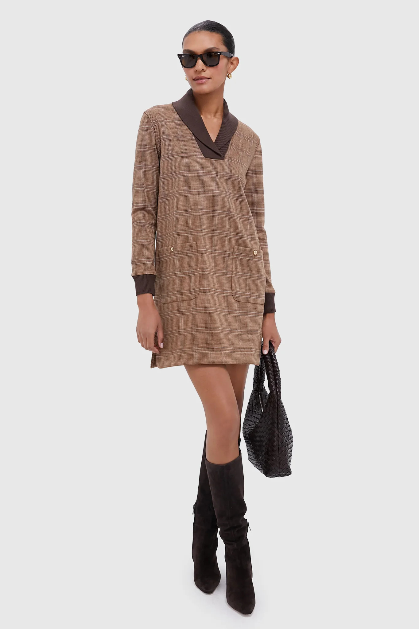 Brown Plaid Emerson Dress | Tuckernuck (US)