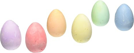 Easter Egg Sidewalk Chalk - 6 Pack | Amazon (US)