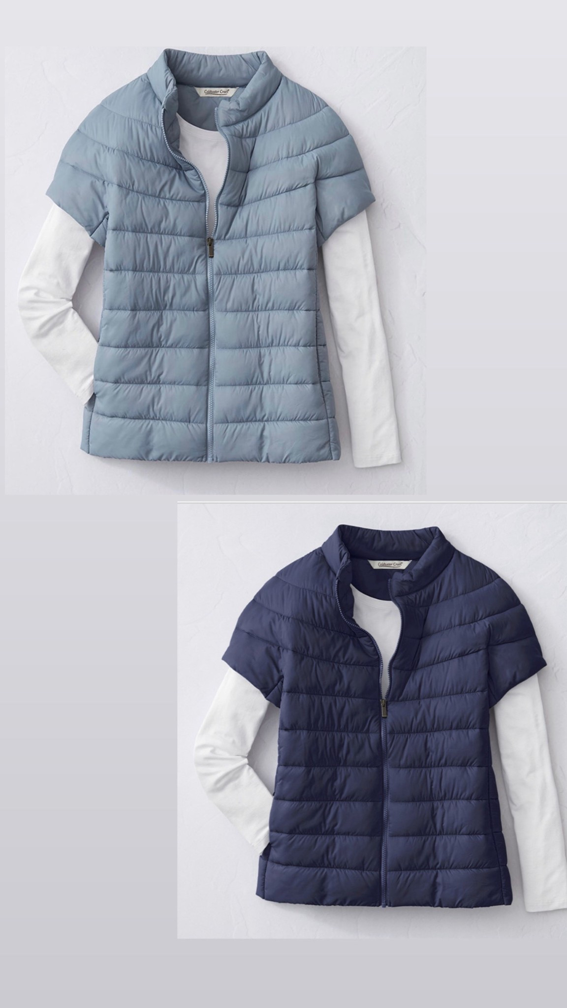 lightweight puffer vest with cap sleeves. vest is perfect for everyday layering

#LTKOver40 #LTKFindsUnder100