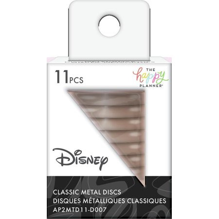 The Happy Planner Disney© Mickey Mouse Medium Metal Disc Set - Metallic | Walmart (US)