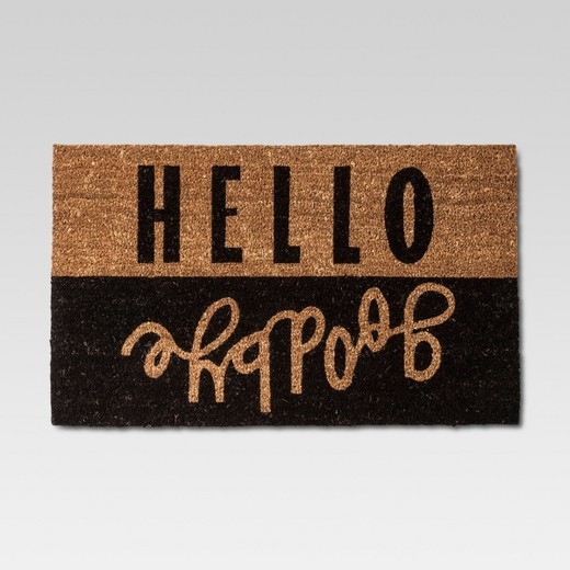 Hello Goodbye Doormat 2'x3' - Room Essentials™ | Target