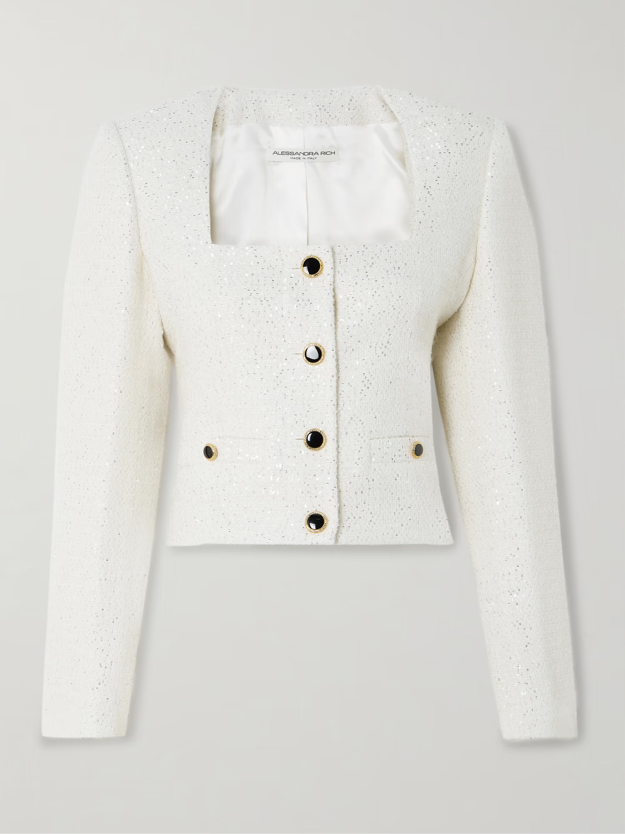 Sequined tweed jacket | NET-A-PORTER (US)