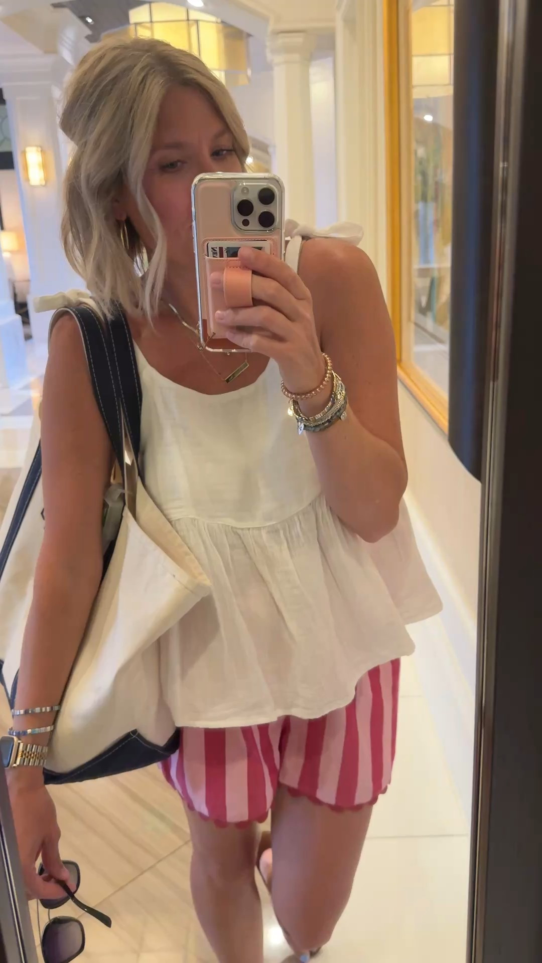 Cutest little shorts for running around town! And yes, they have pockets! 

#LTKTravel #LTKSeasonal #LTKFindsUnder50