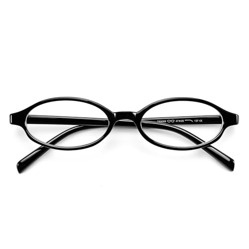 FEISEDY Y2K Retro Oval Blue Light Glasses for Women Fashion Small Face Eyewear Frame 90s Nerd Fake Cosplay Eyeglasses B0258 | Amazon (US)