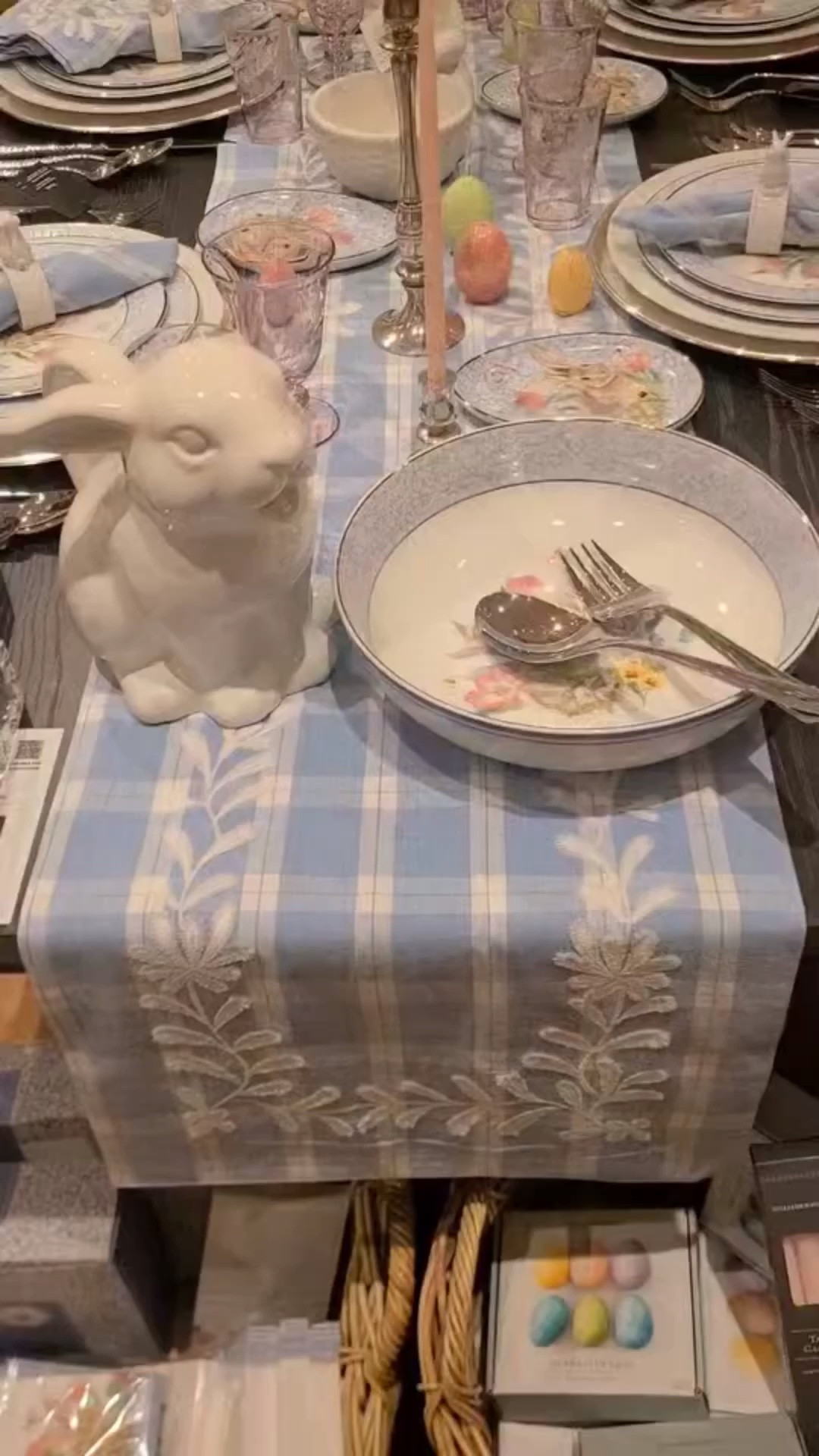 I love the table scape. This is perfect for spring. It just needs a tweak after Easter and it will take you through the next eight weeks.￼

#LTKHome #LTKfoodie #LTKSeasonal