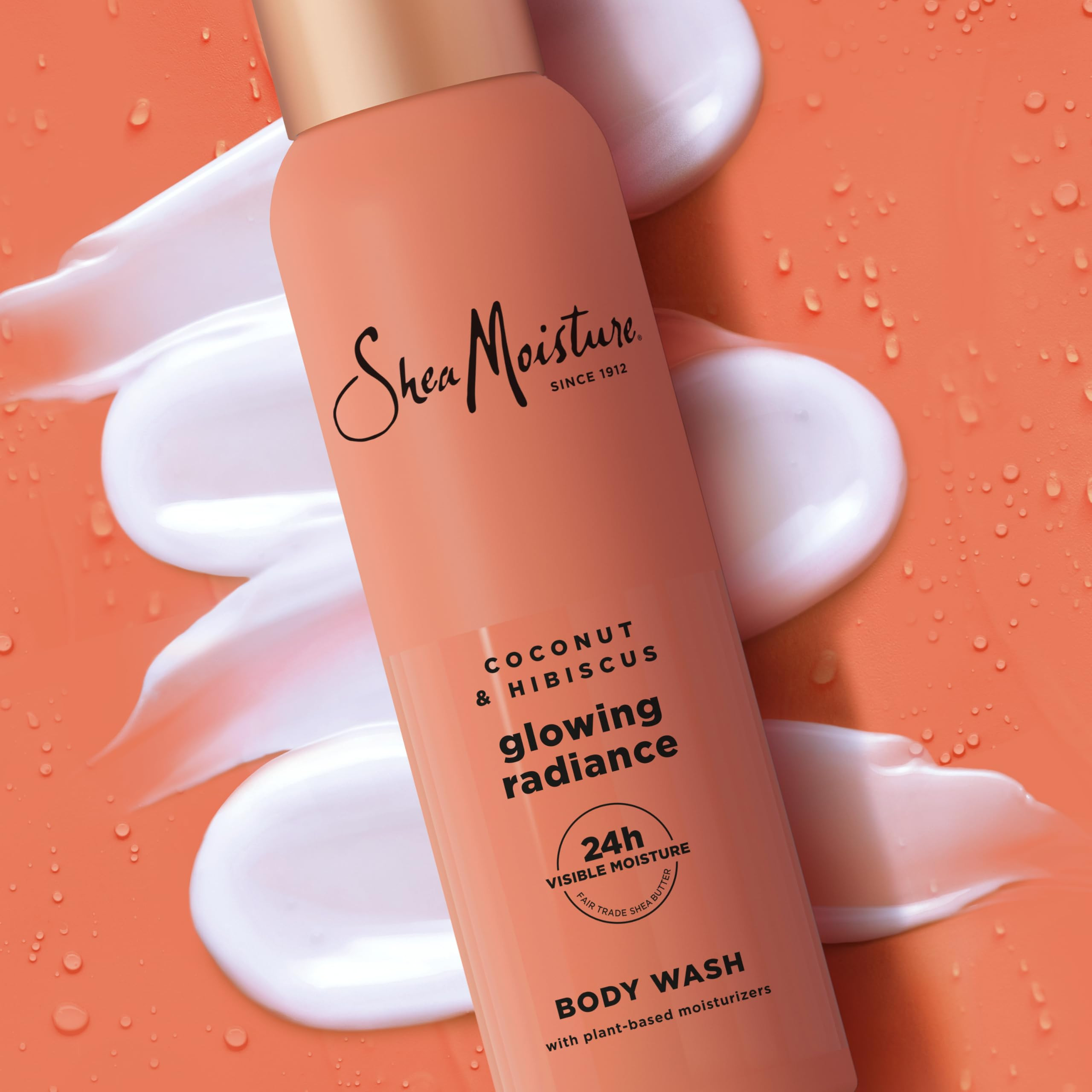 SheaMoisture Coconut Hibiscus Body Wash Glowing Radiance Glowing Radiance body wash for 24H Visible Moisture for Healthy, Glowing Skin 18 oz | Amazon (US)