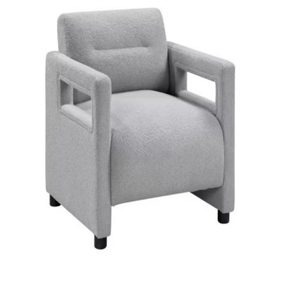 30"Accent Chair Gray Seat Cushion Boucle Upholstery | Target