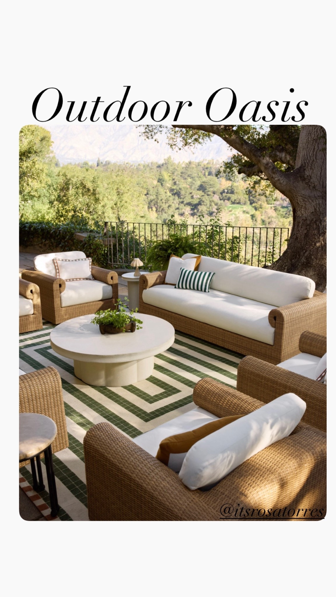 
Outdoor Patio furniture that creates that inviting yet comfy relaxing and aesthetically beautiful. For everyday lounging and easy entertaining. Will create a terrace seating area with plenty of space to gather, perfect for a big family or big space! 

#patiofurniture #terracefurniture #backyardfurnuture #aestheticfurniture

#LTKHome #LTKSaleAlert #LTKSeasonal