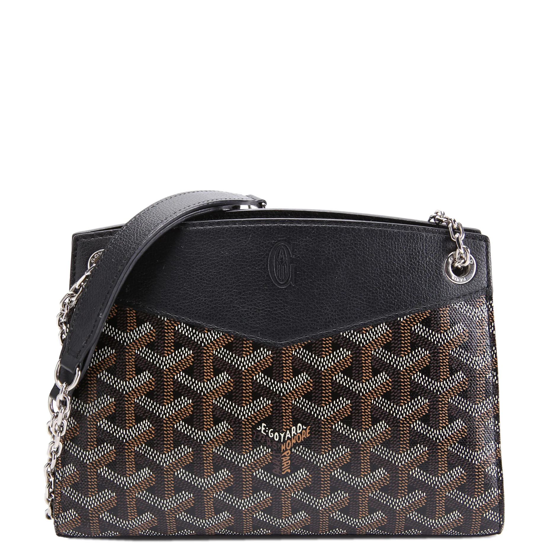 Rouette Structure Mini Goyardine Canvas | Keeks Designer Handbags