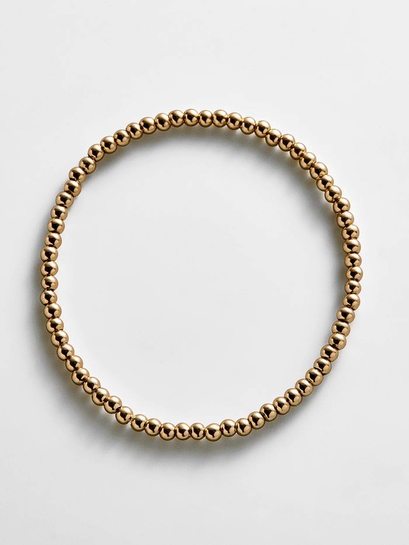 Gold Pisa Bracelet - 3MM Beads | BaubleBar