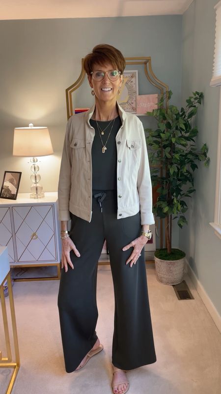 OOTD Spanx OG AirEssential jumpsuit paired with a beige denim jacket and nude flat slides.

Hi I’m Suzanne from A Tall Drink of Style - I am 6’1”. I have a 36” inseam. I wear a medium in most tops, an 8 or a 10 in most bottoms, an 8 in most dresses, and a size 9 shoe. 

Over 50 fashion, tall fashion, workwear, everyday, timeless, Classic Outfits

fashion for women over 50, tall fashion, smart casual, work outfit, workwear, timeless classic outfits, timeless classic style, classic fashion, jeans, date night outfit, dress, spring outfit, jumpsuit, wedding guest dress, white dress, sandals

#LTKWorkwear #LTKOver40 #LTKStyleTip