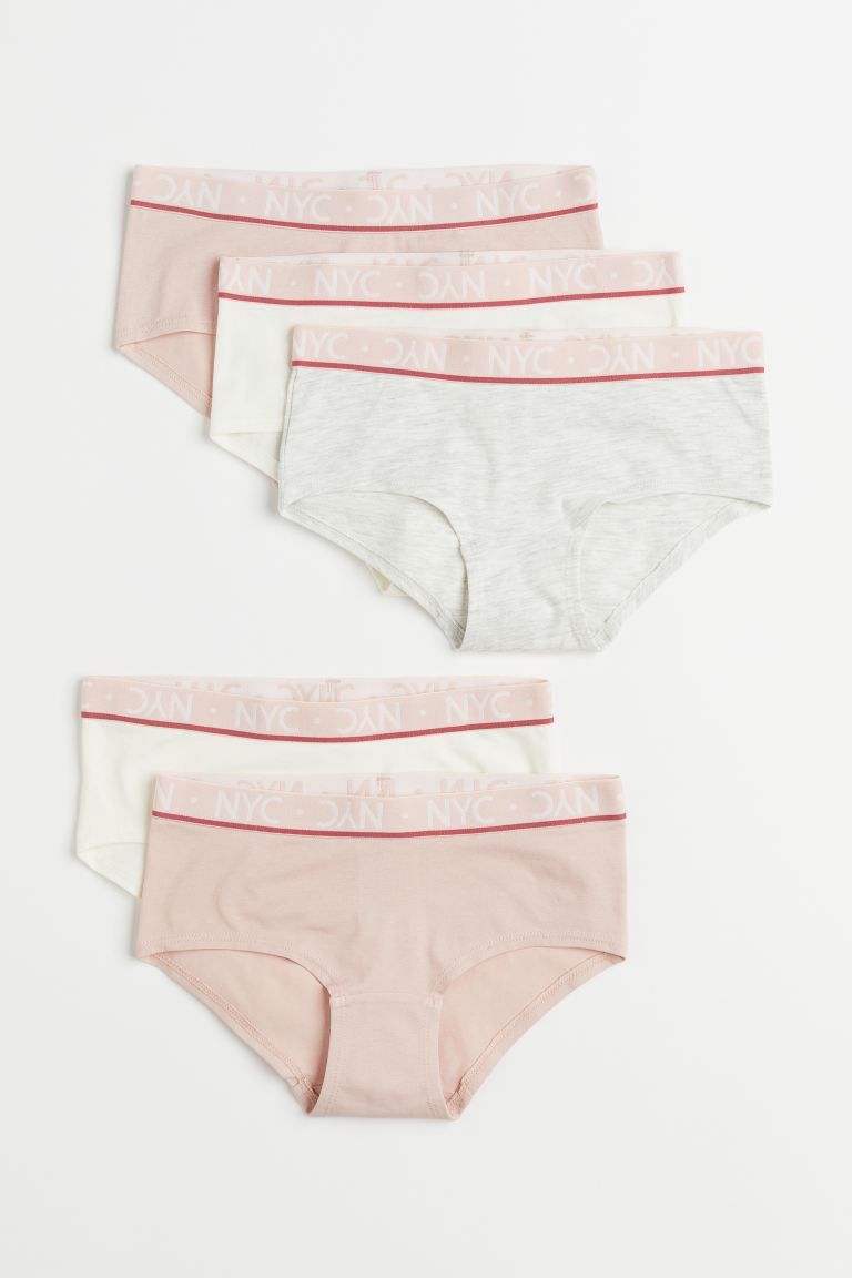 5-pack cotton hipster briefs | H&M (UK, MY, IN, SG, PH, TW, HK)