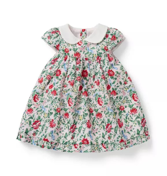 Baby Ditsy Floral Collared Dress | Janie and Jack