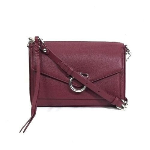 Rebecca Minkoff Jean Mac Crossbody Bag in Pinot Noir Burgundy Maroon New $198 | eBay AU