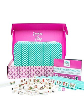 My Fair Mahjong Mini Traditional Series American Mahjong Tiny Travel Set - White | Dillard's