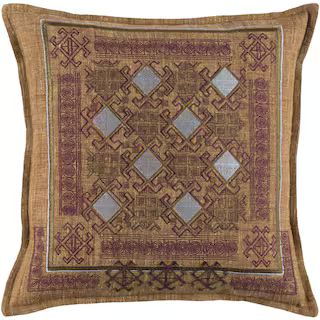 Artistic Weavers Rossendale Burgundy Graphic Polyester 22 in. x 22 in. Throw Pillow S00151093624 ... | The Home Depot