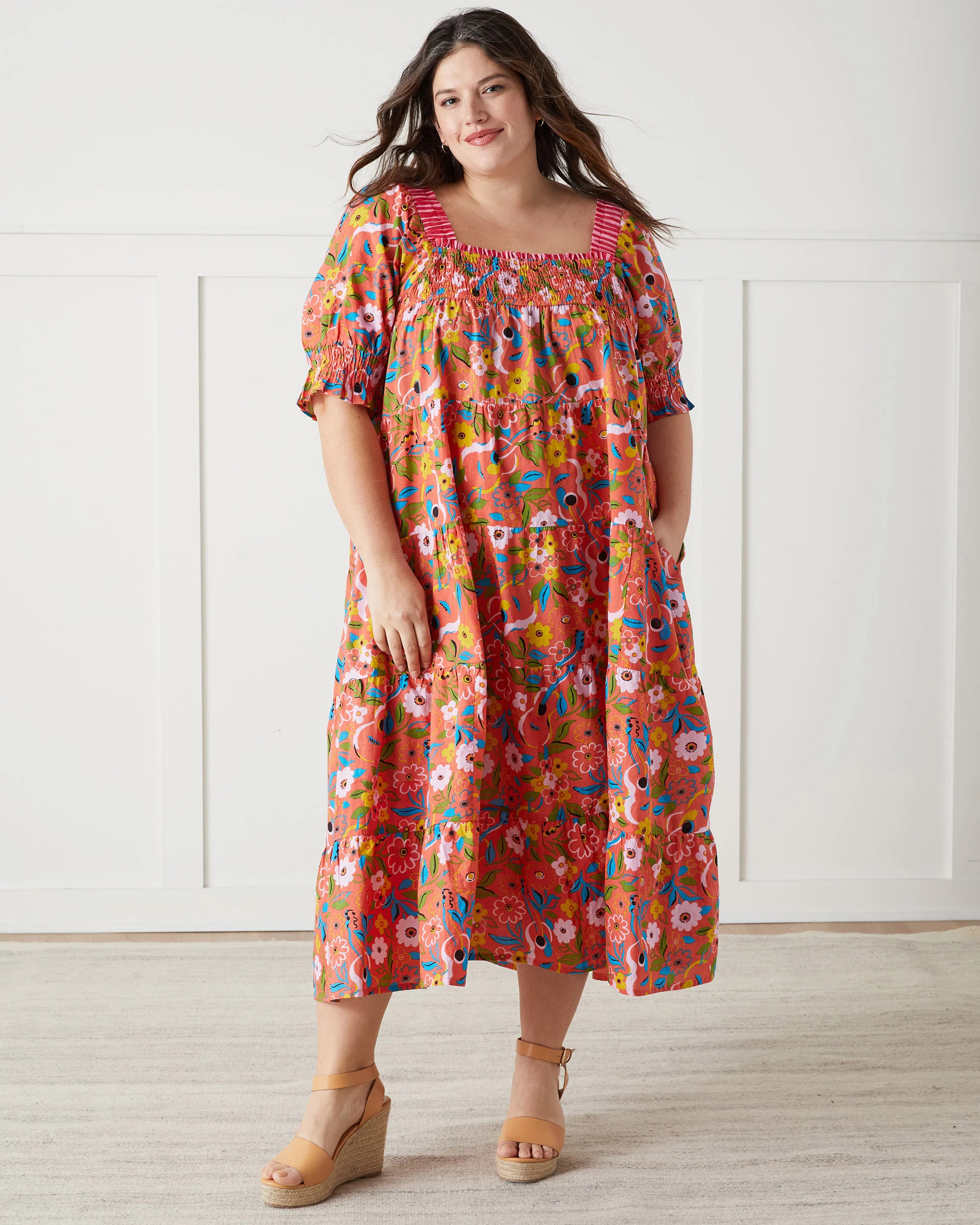 Sold Out Show - The Muse Dress - Peach Cobbler | Printfresh