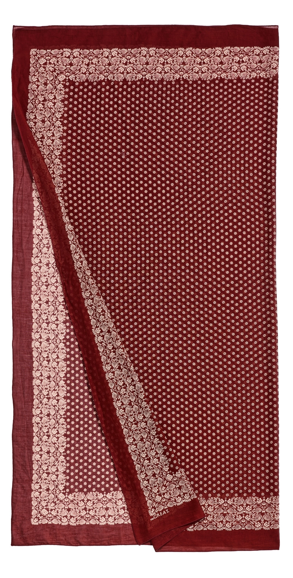 THE GREAT. The Big Bandana Maroon One Size | Shopbop